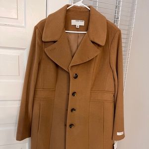 Anne Klein cashmere blend coat